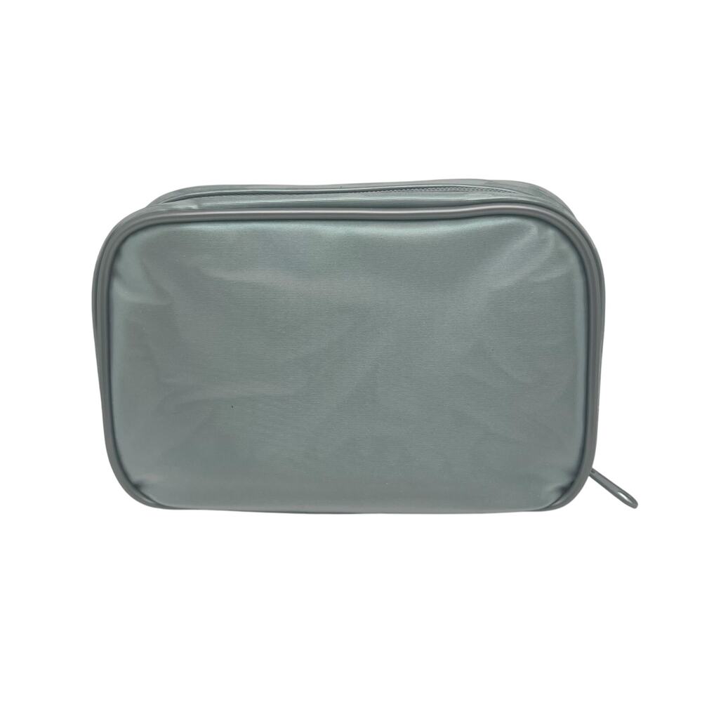 New Mary Kay Silver Zip Up Make Up Travel Bag Case